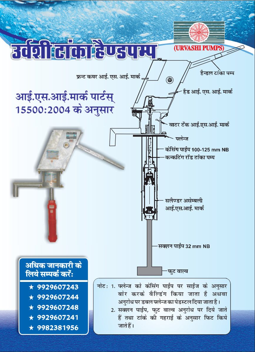 Deepwell Handpumps | Hand Pump Manufacturer | Handpumps Spare Parts in ...